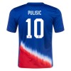 Maglia ufficiale Stati Uniti Pulisic 10 Trasferta 2024 per Uomo